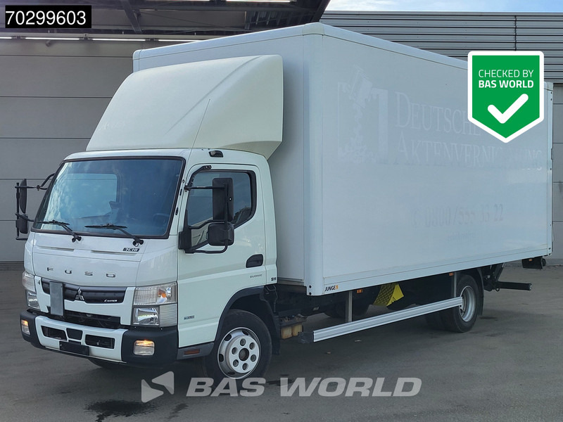 Mitsubishi Canter 7C18 4X2 7.5tonner Automatic 1000kg Ladebordwand Euro 6 - شاحنة مقفلة: صورة 1 Mitsubishi Canter 7C18 4X2 7.5tonner Automatic 1000kg Ladebordwand Euro 6 - شاحنة مقفلة: صورة 1