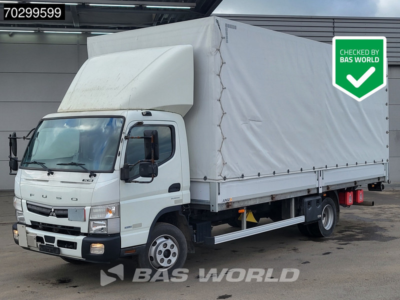 Mitsubishi Fuso 7C18 4X2 7.5tonner Curtainsider Ladebordwand Automatic Euro 6 - شاحنة ستارة: صورة 1 Mitsubishi Fuso 7C18 4X2 7.5tonner Curtainsider Ladebordwand Automatic Euro 6 - شاحنة ستارة: صورة 1
