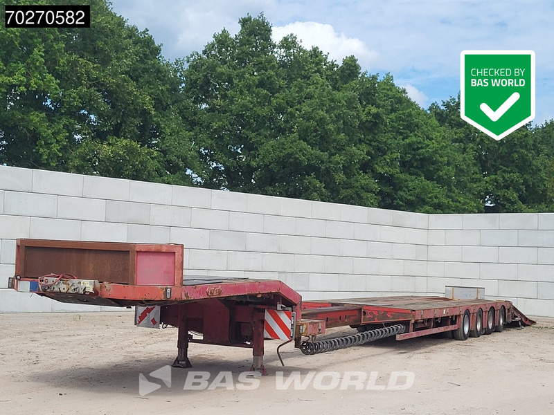 Nooteboom 0SD04072-S17DE-1H1H 4 axles Ausziebahr 2xSteering RAMPS - عربة منخفضة مسطحة نصف مقطورة: صورة 1 Nooteboom 0SD04072-S17DE-1H1H 4 axles Ausziebahr 2xSteering RAMPS - عربة منخفضة مسطحة نصف مقطورة: صورة 1