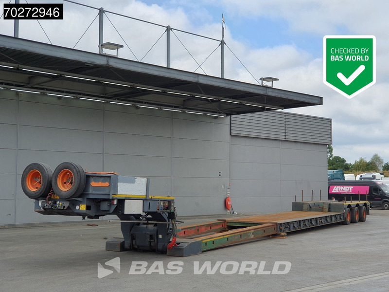 Nooteboom EURO-48-03 3x Lenkachse Extendable Gooseneck - عربة منخفضة مسطحة نصف مقطورة: صورة 1 Nooteboom EURO-48-03 3x Lenkachse Extendable Gooseneck - عربة منخفضة مسطحة نصف مقطورة: صورة 1