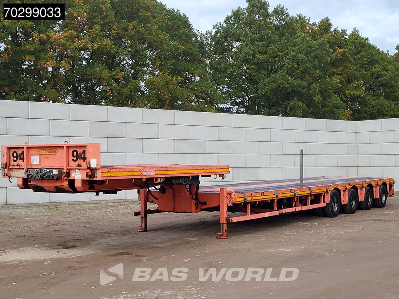 Nooteboom MC0-73-04V 4 axles Triple (3) Extendable 3x Steering Axle - عربة منخفضة مسطحة نصف مقطورة: صورة 2 Nooteboom MC0-73-04V 4 axles Triple (3) Extendable 3x Steering Axle - عربة منخفضة مسطحة نصف مقطورة: صورة 2