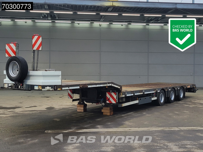 Nooteboom OSD 48 03V L 3 axles Steering Axle Extendable 680cm - عربة منخفضة مسطحة نصف مقطورة: صورة 1 Nooteboom OSD 48 03V L 3 axles Steering Axle Extendable 680cm - عربة منخفضة مسطحة نصف مقطورة: صورة 1