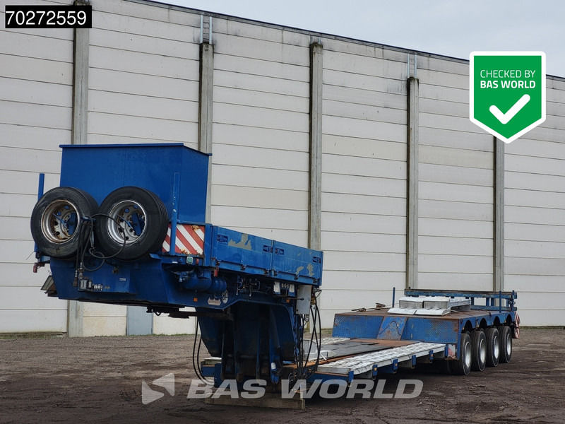 Nooteboom OSDBAZ-66 4xLenkachse Gooseneck BPW - عربة منخفضة مسطحة نصف مقطورة: صورة 1 Nooteboom OSDBAZ-66 4xLenkachse Gooseneck BPW - عربة منخفضة مسطحة نصف مقطورة: صورة 1