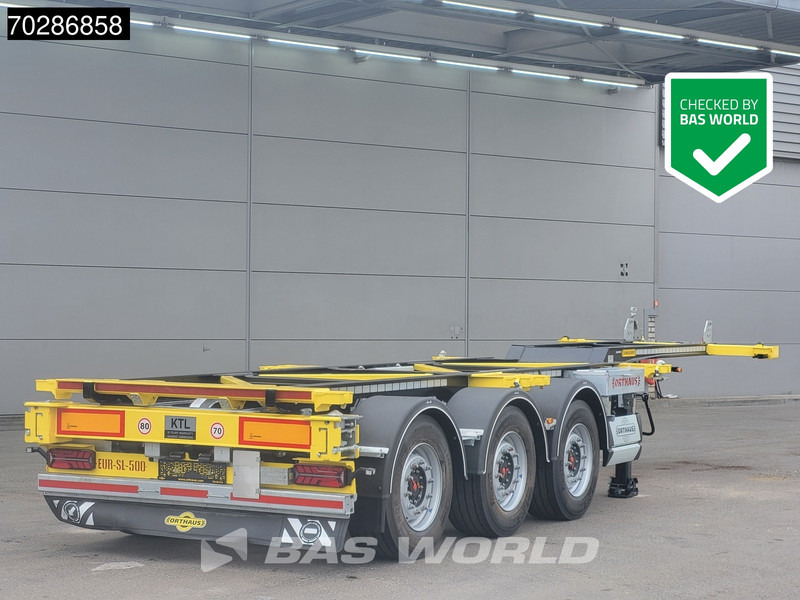 Orthaus CGS (Euro Slider 500) 3 axles Multi 45ft Lift Axle extendable SAF - نصف مقطورة لنقل الحاويات: صورة 1 Orthaus CGS (Euro Slider 500) 3 axles Multi 45ft Lift Axle extendable SAF - نصف مقطورة لنقل الحاويات: صورة 1