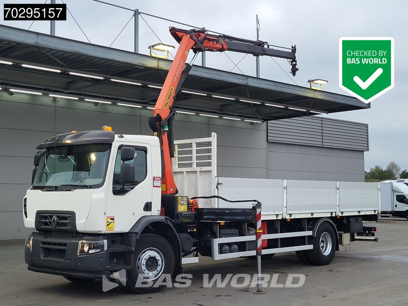 Renault C 280 4X2 Palfinger PK12002 EH Kran Crane Remote Control Automatic Euro 6 - شاحنات مسطحة, شاحنة كرين: صورة 1 Renault C 280 4X2 Palfinger PK12002 EH Kran Crane Remote Control Automatic Euro 6 - شاحنات مسطحة, شاحنة كرين: صورة 1