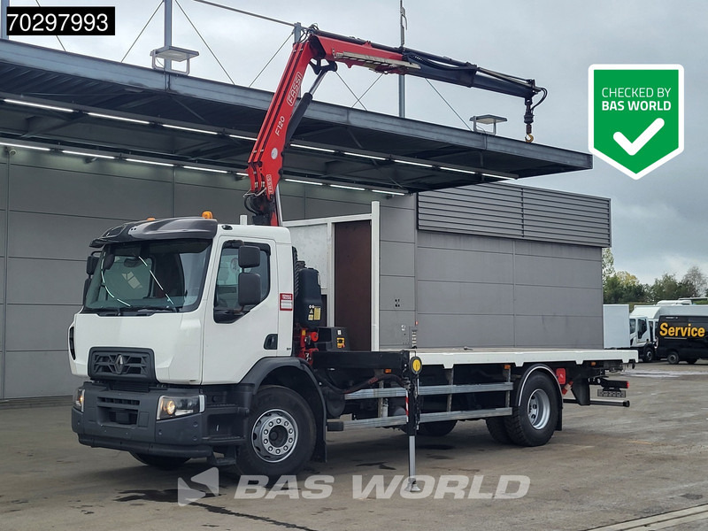 Renault C 320 C 4X2 Fassi F120B.1.22 Crane Remote Automatic Euro 6 - شاحنات مسطحة, شاحنة كرين: صورة 1 Renault C 320 C 4X2 Fassi F120B.1.22 Crane Remote Automatic Euro 6 - شاحنات مسطحة, شاحنة كرين: صورة 1