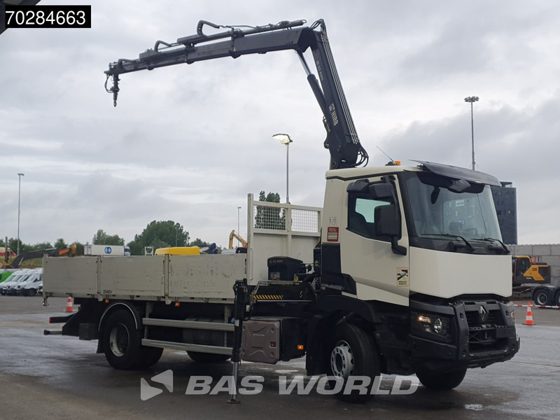 Renault C 380 4X2 HIAB 122 B-3 HIDUO Kran Crane Steelsuspension Big-Axle Euro 6 - شاحنات مسطحة, شاحنة كرين: صورة 3 Renault C 380 4X2 HIAB 122 B-3 HIDUO Kran Crane Steelsuspension Big-Axle Euro 6 - شاحنات مسطحة, شاحنة كرين: صورة 3