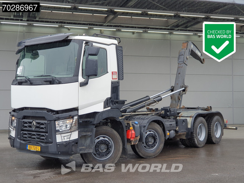 Renault C 430 8X4 NL-Truck Hiab XR21Z59-P-0-2A Hooklift Big-Axle Steelsuspension Euro 6 - شاحنة ذات خطاف: صورة 1 Renault C 430 8X4 NL-Truck Hiab XR21Z59-P-0-2A Hooklift Big-Axle Steelsuspension Euro 6 - شاحنة ذات خطاف: صورة 1