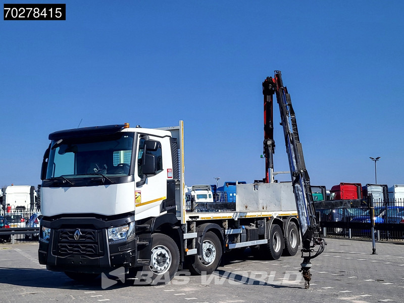 Renault C 430 8X4 Palfinger 22002 EH kran Crane Big-Axle steel suspension Euro 6 - شاحنات مسطحة, شاحنة كرين: صورة 5 Renault C 430 8X4 Palfinger 22002 EH kran Crane Big-Axle steel suspension Euro 6 - شاحنات مسطحة, شاحنة كرين: صورة 5