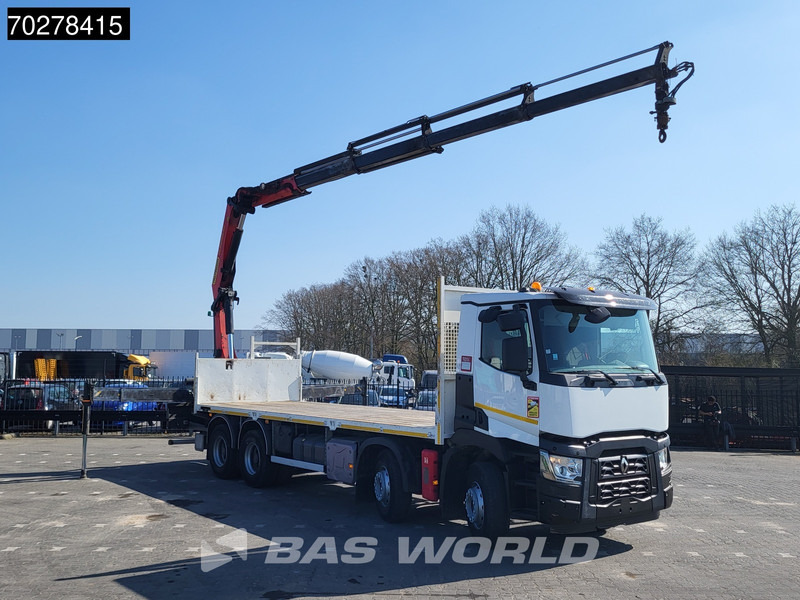 Renault C 430 8X4 Palfinger 22002 EH kran Crane Big-Axle steel suspension Euro 6 - شاحنات مسطحة, شاحنة كرين: صورة 3 Renault C 430 8X4 Palfinger 22002 EH kran Crane Big-Axle steel suspension Euro 6 - شاحنات مسطحة, شاحنة كرين: صورة 3