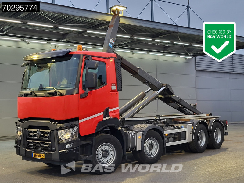 Renault C 430 C 8X4 VDL S-30-6600 Hooklift Big-Axle Euro 6 - شاحنة ذات خطاف: صورة 1 Renault C 430 C 8X4 VDL S-30-6600 Hooklift Big-Axle Euro 6 - شاحنة ذات خطاف: صورة 1