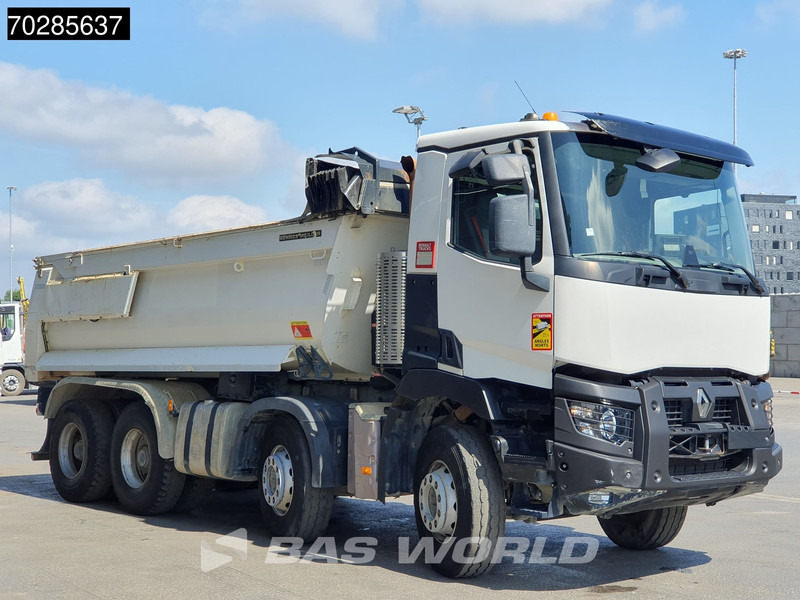 شاحنة قلاب Renault C 460 8X4 15m3 Meiller Tipper Steelsuspension Automatic BigAxle Euro 6: صورة 7