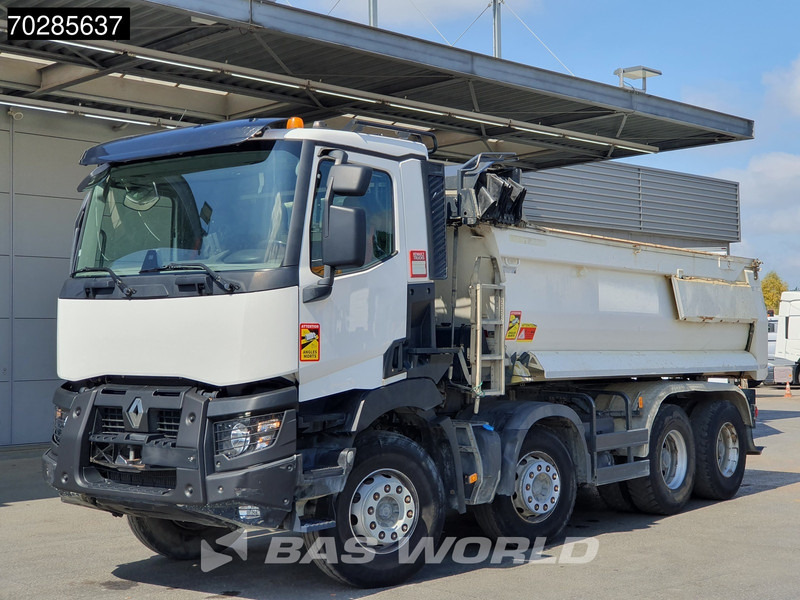 شاحنة قلاب Renault C 460 8X4 15m3 Meiller Tipper Steelsuspension Automatic BigAxle Euro 6: صورة 5