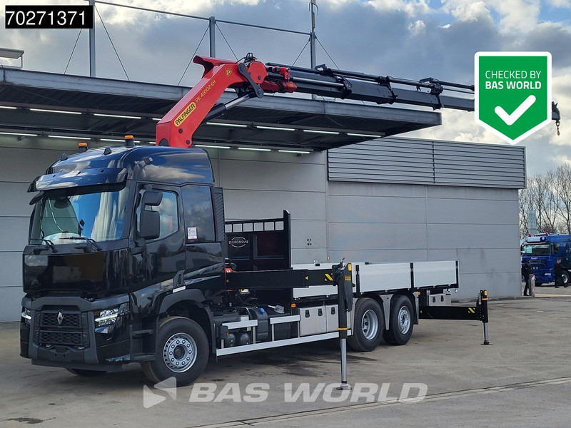 Renault C 480 6X2 NEW! Palfinger PK41002 EH Crane Kran ACC Euro 6 - شاحنات مسطحة, شاحنة كرين: صورة 1 Renault C 480 6X2 NEW! Palfinger PK41002 EH Crane Kran ACC Euro 6 - شاحنات مسطحة, شاحنة كرين: صورة 1