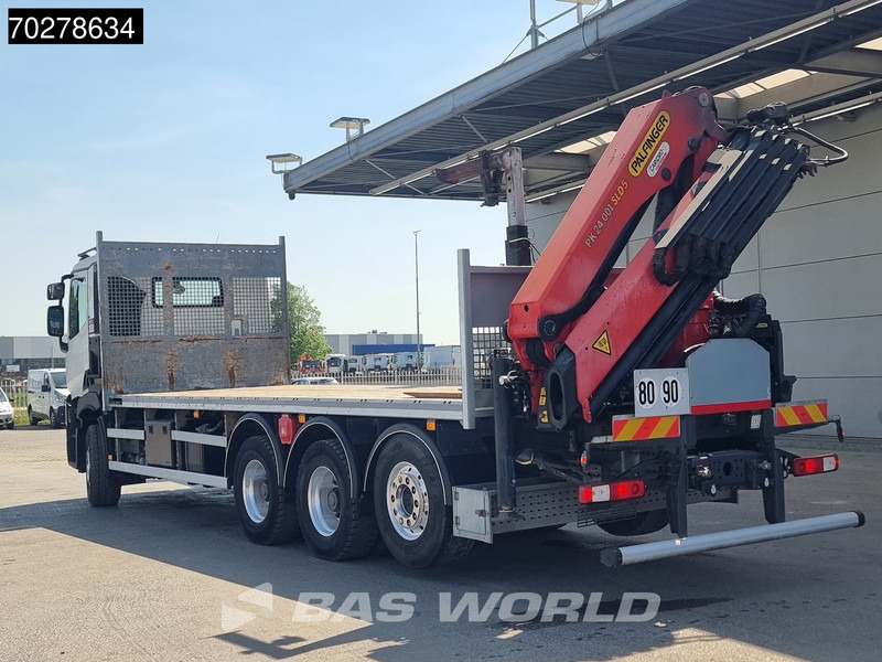 شاحنات مسطحة, شاحنة كرين Renault C 480 8X4 Palfinger 24.001 SLD5 Kran Crane Lift-Lenkachse Euro 6: صورة 14
