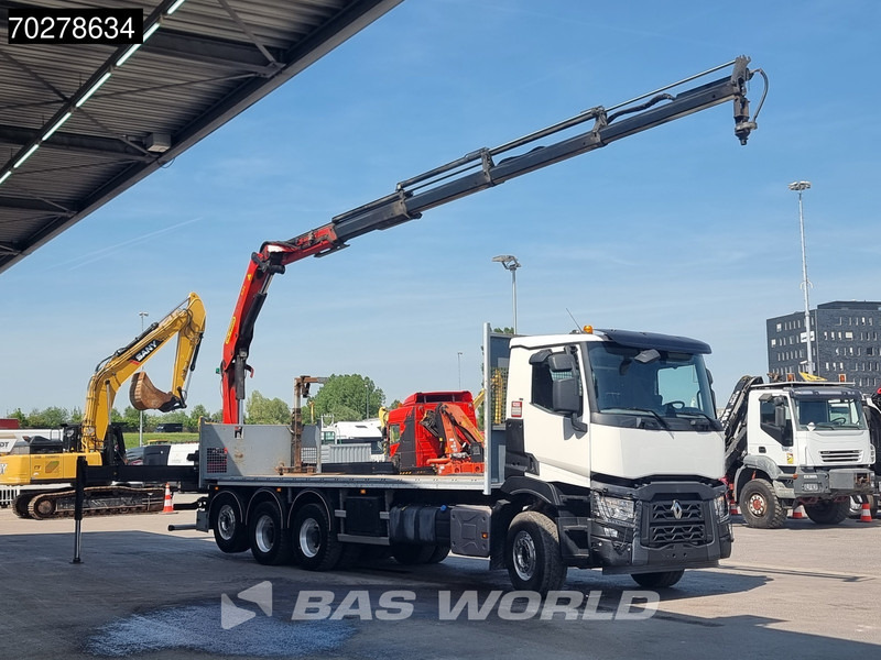 Renault C 480 8X4 Palfinger 24.001 SLD5 Kran Crane Lift-Lenkachse Euro 6 - شاحنات مسطحة, شاحنة كرين: صورة 3 Renault C 480 8X4 Palfinger 24.001 SLD5 Kran Crane Lift-Lenkachse Euro 6 - شاحنات مسطحة, شاحنة كرين: صورة 3