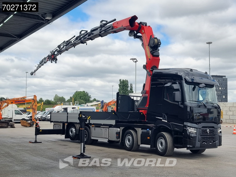 Renault C 520 8X2 Palfinger PK65002 SH Crane Jib Winch Lift+steering Axle Euro 6 - شاحنات مسطحة, شاحنة كرين: صورة 3 Renault C 520 8X2 Palfinger PK65002 SH Crane Jib Winch Lift+steering Axle Euro 6 - شاحنات مسطحة, شاحنة كرين: صورة 3