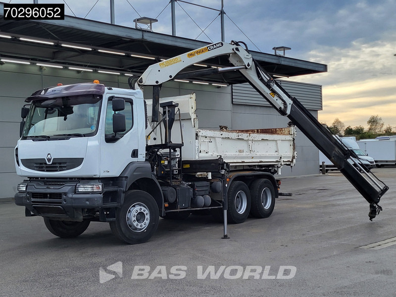 Renault Kerax 370 6X4 Palfinger PK15500 Crane Kran 2-side Tipper Retarder Manual Euro 4 - شاحنة قلاب, شاحنة كرين: صورة 3 Renault Kerax 370 6X4 Palfinger PK15500 Crane Kran 2-side Tipper Retarder Manual Euro 4 - شاحنة قلاب, شاحنة كرين: صورة 3