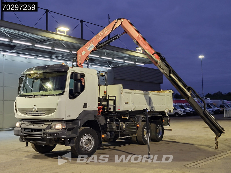 Renault Kerax 370 Kerax 6X4 Fassi F150AXS.22 Crane 10m3 2-side tipper Big-Axle Steelsuspension Manual - شاحنة قلاب, شاحنة كرين: صورة 5 Renault Kerax 370 Kerax 6X4 Fassi F150AXS.22 Crane 10m3 2-side tipper Big-Axle Steelsuspension Manual - شاحنة قلاب, شاحنة كرين: صورة 5