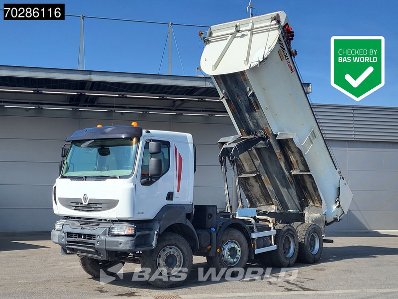 Renault Kerax 430 8X4 16m3 tipper Retarder Big-Axle steel suspension automatic Euro 5 - شاحنة قلاب: صورة 1 Renault Kerax 430 8X4 16m3 tipper Retarder Big-Axle steel suspension automatic Euro 5 - شاحنة قلاب: صورة 1