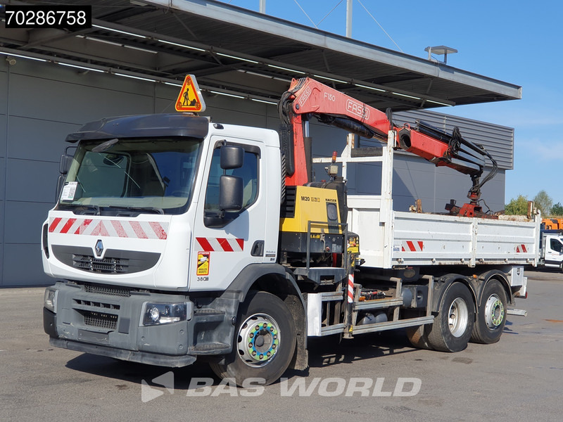 شاحنة قلاب, شاحنة كرين Renault Premium 380 Premium 6X2 Fassi F150A23 Crane Remote Tipper Manual Euro 5: صورة 10