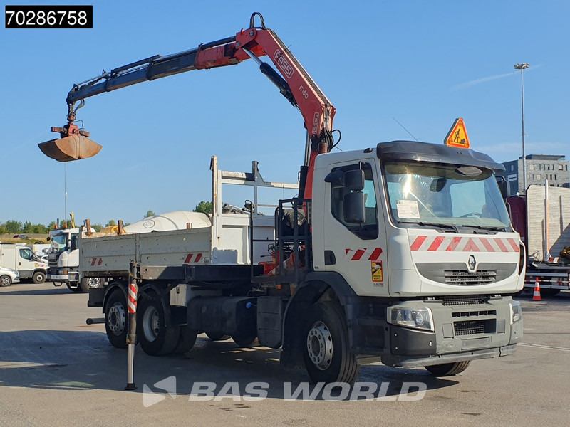 Renault Premium 380 Premium 6X2 Fassi F150A23 Crane Remote Tipper Manual Euro 5 - شاحنة قلاب, شاحنة كرين: صورة 3 Renault Premium 380 Premium 6X2 Fassi F150A23 Crane Remote Tipper Manual Euro 5 - شاحنة قلاب, شاحنة كرين: صورة 3