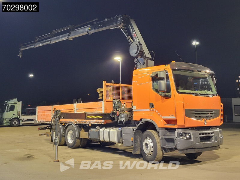 Renault Premium 430 Lander 6X4 211 EP-4 HIDUO Kran Crane Automatic Airco Euro 5 - شاحنات مسطحة, شاحنة كرين: صورة 2 Renault Premium 430 Lander 6X4 211 EP-4 HIDUO Kran Crane Automatic Airco Euro 5 - شاحنات مسطحة, شاحنة كرين: صورة 2
