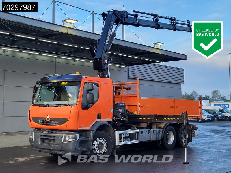 Renault Premium 430 Lander 6X4 HIAB 211 EP-4 Crane Kran Tipper Big-Axle Euro 5 - شاحنة قلاب, شاحنة كرين: صورة 1 Renault Premium 430 Lander 6X4 HIAB 211 EP-4 Crane Kran Tipper Big-Axle Euro 5 - شاحنة قلاب, شاحنة كرين: صورة 1