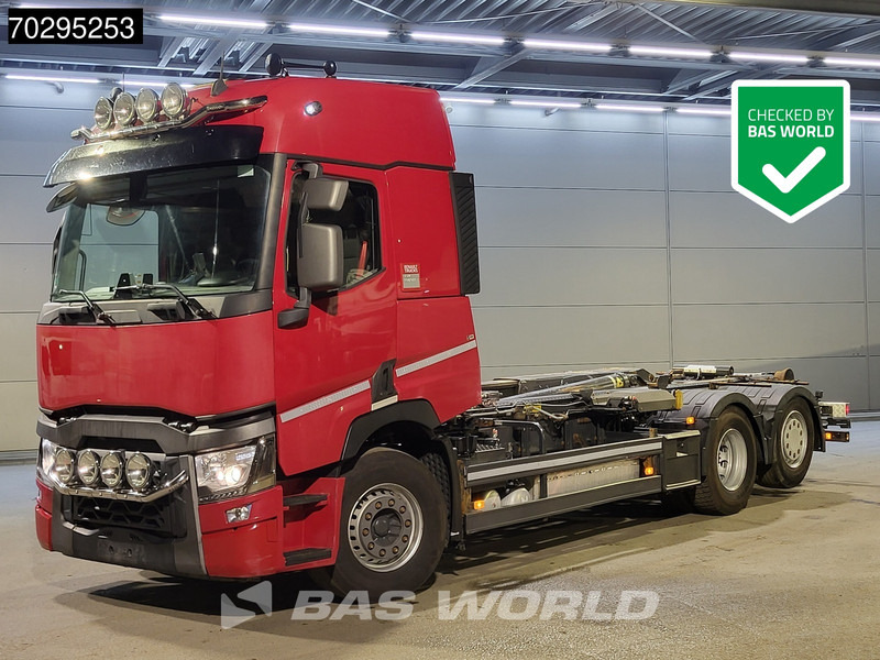 Renault T 520 6X2 21Ton Meiller RS 21.70 Retarder Lift+Steering-Axle Automatic ACC Euro 6 - شاحنة ذات خطاف: صورة 1 Renault T 520 6X2 21Ton Meiller RS 21.70 Retarder Lift+Steering-Axle Automatic ACC Euro 6 - شاحنة ذات خطاف: صورة 1