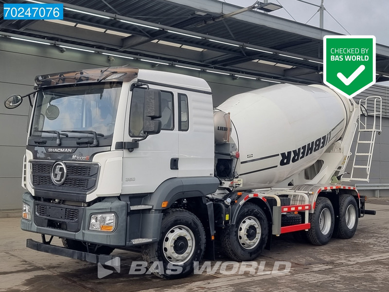SHACMAN 8x4 EURO 6 8X4 NEW! 8m3 Liebherr Mixer Big-Axle Steel Suspension - شاحنة خلاطة خرسانة: صورة 1 SHACMAN 8x4 EURO 6 8X4 NEW! 8m3 Liebherr Mixer Big-Axle Steel Suspension - شاحنة خلاطة خرسانة: صورة 1