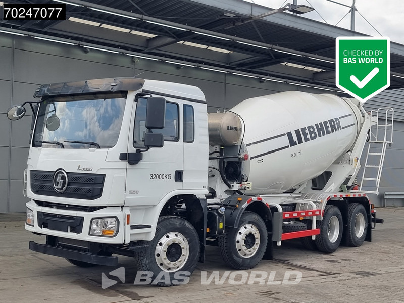 SHACMAN L3000 8X4 NEW 8m3 Liebherr Mixer Big Axle Steel suspension - شاحنة خلاطة خرسانة: صورة 1 SHACMAN L3000 8X4 NEW 8m3 Liebherr Mixer Big Axle Steel suspension - شاحنة خلاطة خرسانة: صورة 1