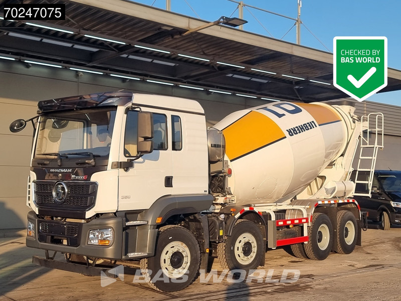 SHACMAN M3000 S 8X4 NEW! 8m3 Liebherr Mixer Big-Axle Steelsuspension - شاحنة خلاطة خرسانة: صورة 1 SHACMAN M3000 S 8X4 NEW! 8m3 Liebherr Mixer Big-Axle Steelsuspension - شاحنة خلاطة خرسانة: صورة 1