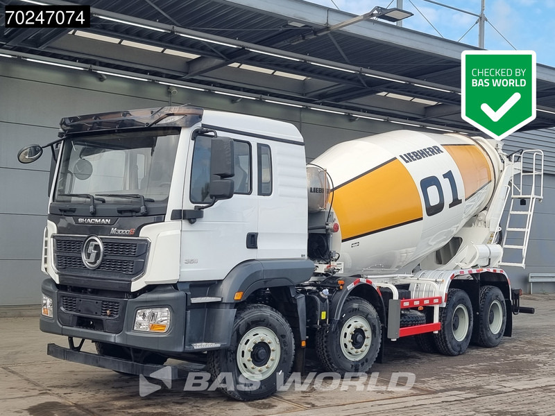 SHACMAN M3000 S 8X4 NEW! 8m3 Liebherr Mixer Big-Axle Steelsuspension - شاحنة خلاطة خرسانة: صورة 1 SHACMAN M3000 S 8X4 NEW! 8m3 Liebherr Mixer Big-Axle Steelsuspension - شاحنة خلاطة خرسانة: صورة 1
