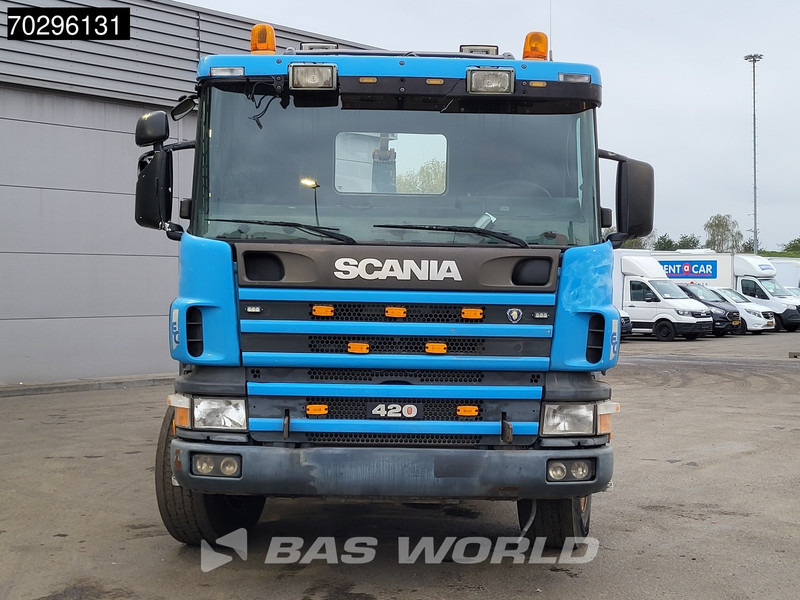 Scania 420 6X4 20tons Marrel THM 20000 Manual Retarder Steelsuspension Euro 3 - شاحنة ذات خطاف: صورة 5 Scania 420 6X4 20tons Marrel THM 20000 Manual Retarder Steelsuspension Euro 3 - شاحنة ذات خطاف: صورة 5