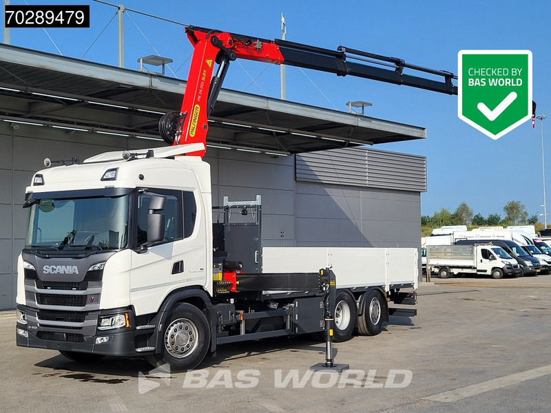 Scania G410 6X2 New! Palfinger PK24.001 SLD 5 Crane Kran Retarder Lift+Steering Axle LED ACC - شاحنات مسطحة, شاحنة كرين: صورة 1 Scania G410 6X2 New! Palfinger PK24.001 SLD 5 Crane Kran Retarder Lift+Steering Axle LED ACC - شاحنات مسطحة, شاحنة كرين: صورة 1
