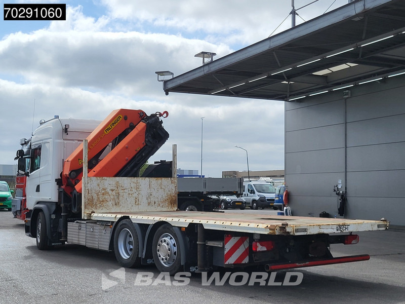 شاحنات مسطحة, شاحنة كرين Scania G410 6X2 Palfinger 53002 SH Kran Crane Lift+steering ACC Navi Euro 6: صورة 18