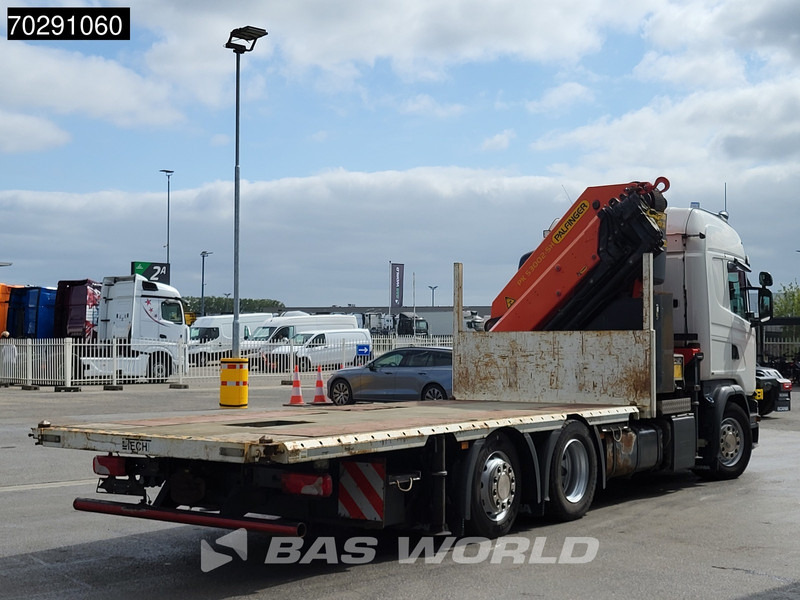 شاحنات مسطحة, شاحنة كرين Scania G410 6X2 Palfinger 53002 SH Kran Crane Lift+steering ACC Navi Euro 6: صورة 20