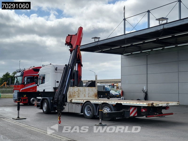 شاحنات مسطحة, شاحنة كرين Scania G410 6X2 Palfinger 53002 SH Kran Crane Lift+steering ACC Navi Euro 6: صورة 6