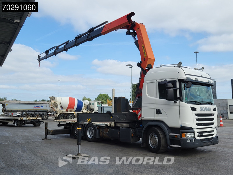 Scania G410 6X2 Palfinger 53002 SH Kran Crane Lift+steering ACC Navi Euro 6 - شاحنات مسطحة, شاحنة كرين: صورة 3 Scania G410 6X2 Palfinger 53002 SH Kran Crane Lift+steering ACC Navi Euro 6 - شاحنات مسطحة, شاحنة كرين: صورة 3