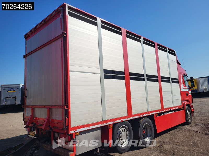 Scania G420 6X2 Van Dijk Cattle transport Liftable floor Lift-Asche Euro 5 - شاحنة مقفلة: صورة 3 Scania G420 6X2 Van Dijk Cattle transport Liftable floor Lift-Asche Euro 5 - شاحنة مقفلة: صورة 3