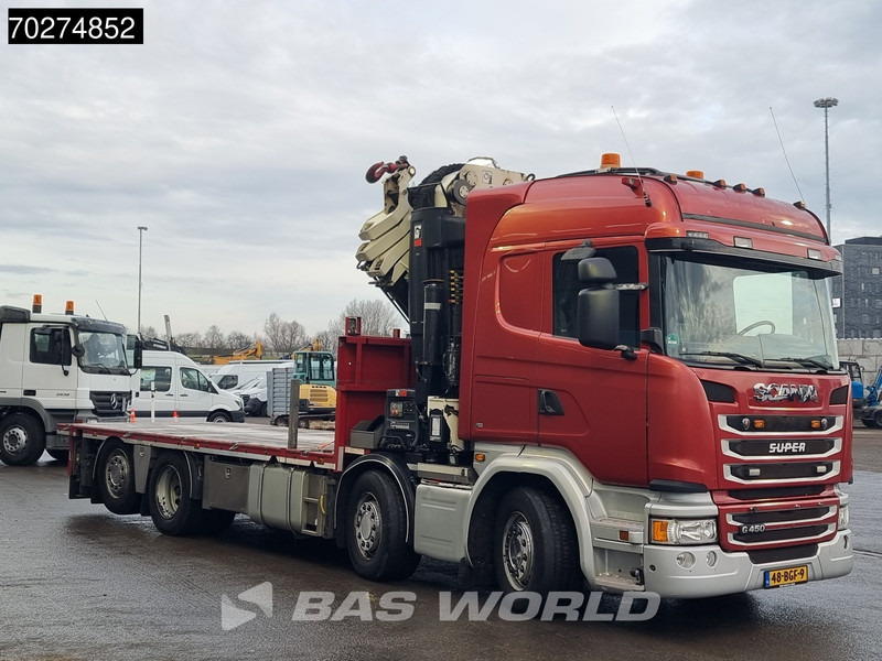Scania G450 8X2 NL-Truck Hiab X-HIPRO 1058EP-6 Kran Front stab Retarder Euro 6 Scania G450 8X2 NL-Truck Hiab X-HIPRO 1058EP-6 Kran Front stab Retarder Euro 6: صورة 14