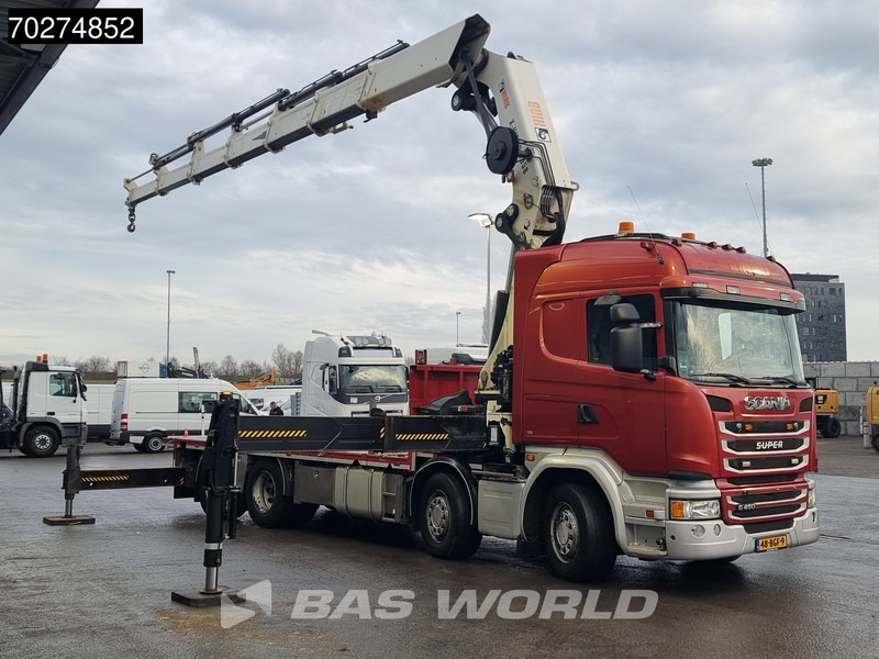 Scania G450 8X2 NL-Truck Hiab X-HIPRO 1058EP-6 Kran Front stab Retarder Euro 6 - شاحنات مسطحة, شاحنة كرين: صورة 3 Scania G450 8X2 NL-Truck Hiab X-HIPRO 1058EP-6 Kran Front stab Retarder Euro 6 - شاحنات مسطحة, شاحنة كرين: صورة 3