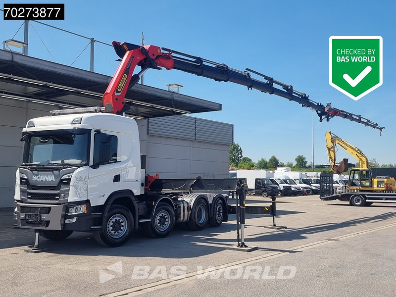 Scania G500 8X2 Retarder Liftachse Palfinger Kran PK 58.002 TEC F + JIB - وحدة جر: صورة 1 Scania G500 8X2 Retarder Liftachse Palfinger Kran PK 58.002 TEC F + JIB - وحدة جر: صورة 1