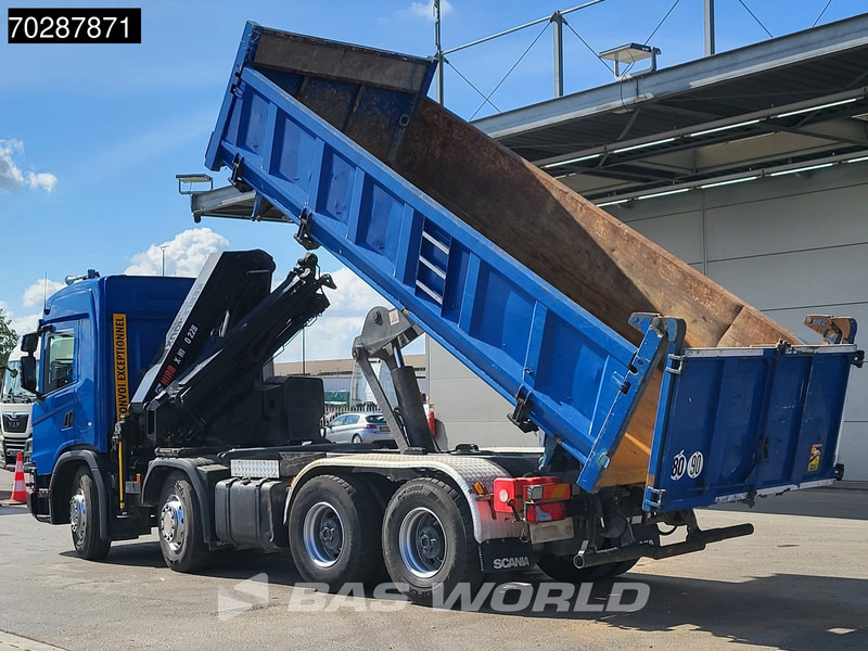 Scania G500 8X4 Hiab X-HIDUO 228 E-3 Crane Retarder Big-Axle Josset Menguy Tipper 14m3 Euro 6 - شاحنة قلاب, شاحنة كرين: صورة 5 Scania G500 8X4 Hiab X-HIDUO 228 E-3 Crane Retarder Big-Axle Josset Menguy Tipper 14m3 Euro 6 - شاحنة قلاب, شاحنة كرين: صورة 5