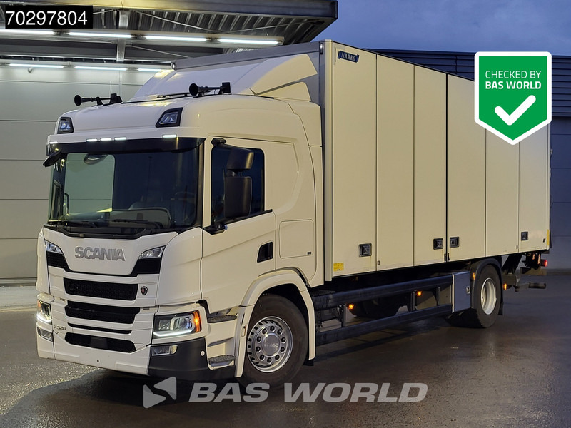 Scania P320 P 4X2 18tonner 2000kg Ladebordwand Automatic Navi LED Euro 6 - شاحنة مقفلة: صورة 1 Scania P320 P 4X2 18tonner 2000kg Ladebordwand Automatic Navi LED Euro 6 - شاحنة مقفلة: صورة 1
