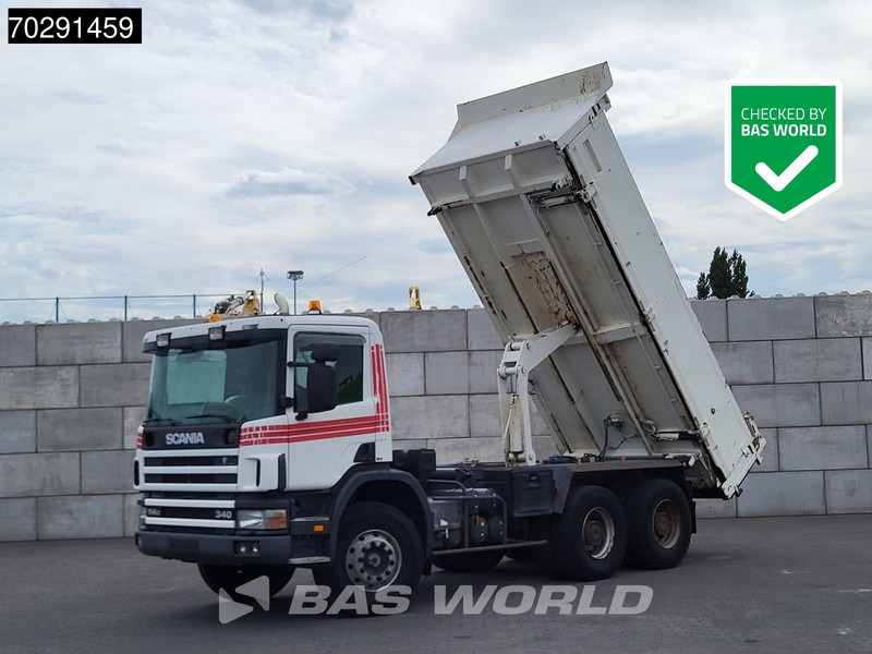 Scania P340 6X4 11m3 Bennes-Jocquin Tipper Big-Axle Steelsuspension Manual Euro 3 - شاحنة قلاب: صورة 1 Scania P340 6X4 11m3 Bennes-Jocquin Tipper Big-Axle Steelsuspension Manual Euro 3 - شاحنة قلاب: صورة 1
