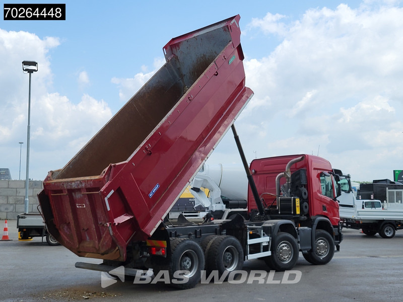 شاحنة قلاب Scania P410 8X4 NL Truck 19m3 tipper Body Heating Big-Axle Steelsuspension Euro 6: صورة 15