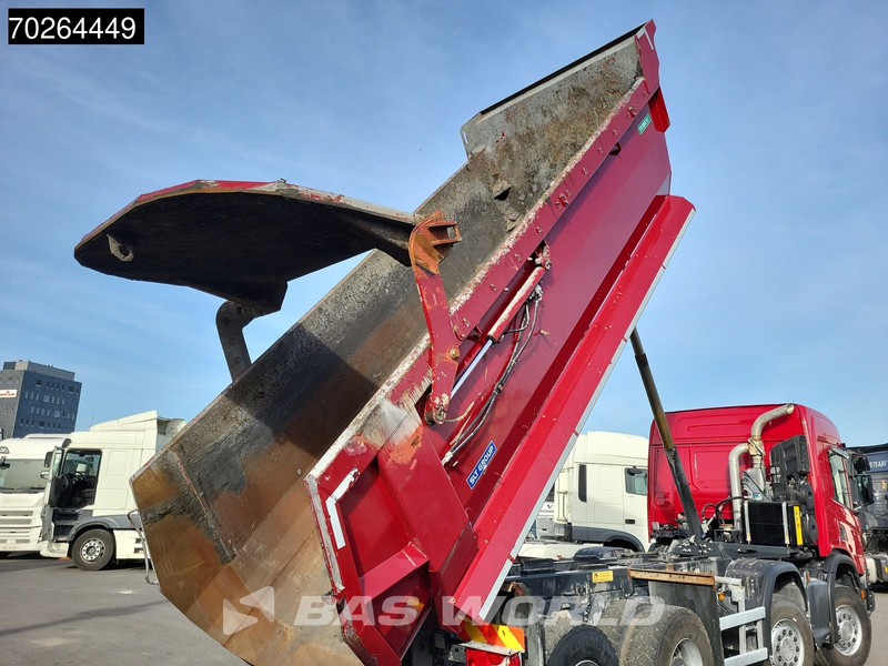 شاحنة قلاب Scania P410 8X4 NL-Truck 19m3 tipper box heating Big-Axle Steelsuspension Automatic: صورة 13