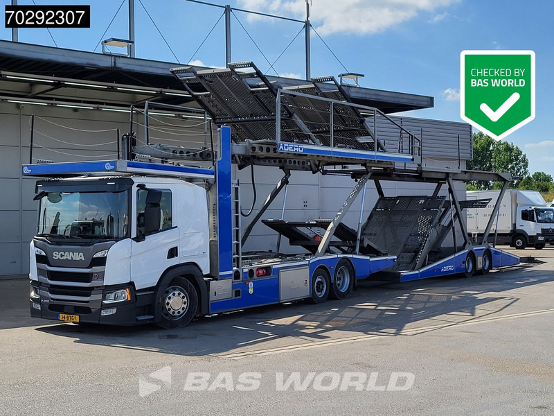 Scania P450 6X2 NL-Truck Car transporter Retarder Standklima Navi ACC LED Euro 6 - شاحنة: صورة 1 Scania P450 6X2 NL-Truck Car transporter Retarder Standklima Navi ACC LED Euro 6 - شاحنة: صورة 1