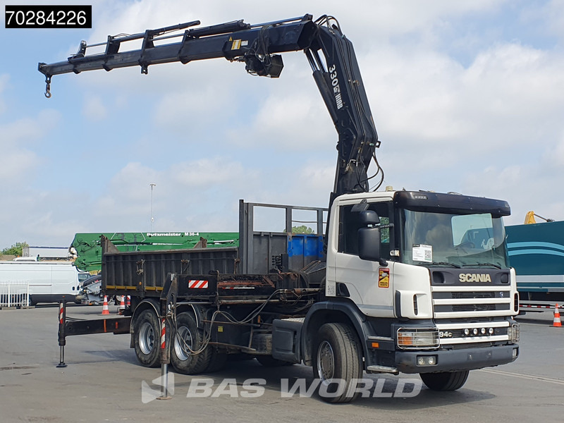 Scania P94 6X4 Hiab 330-4 Kran Crane 9m3 tipper Manual Steelsuspension Euro 3 - شاحنة قلاب, شاحنة كرين: صورة 3 Scania P94 6X4 Hiab 330-4 Kran Crane 9m3 tipper Manual Steelsuspension Euro 3 - شاحنة قلاب, شاحنة كرين: صورة 3